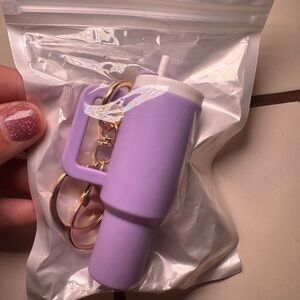 Mini Tumbler Keychain - Lavender